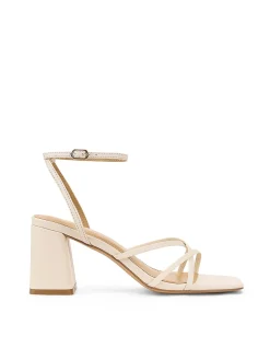 WOMEN'S STRAUS SQUARE TOE HEELED SANDAL