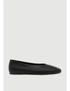 WOMEN'S Andrea Leather Ballet Flat SHOE
