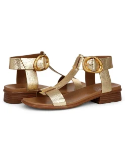 WOMEN'S Brandy Dark Gold SANDAL