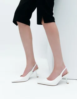 WOMEN'S Celeste Pump White Patent Leather SHOE