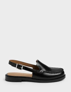 Women's Covered Open-back Flats