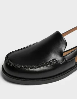 Women's Covered Open-back Flats