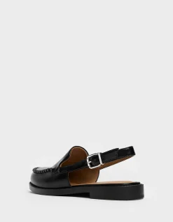 Women's Covered Open-back Flats