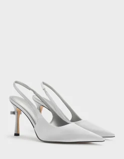 Women's Covered Open-back Heels