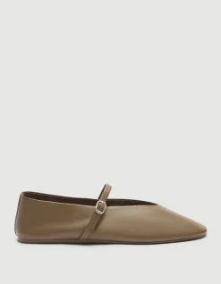 WOMEN'S Millie Leather Ballet Flat SHOE