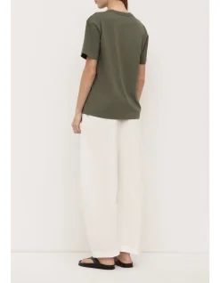 Womens Organic Base Tee Moss