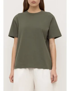 Womens Organic Base Tee Moss