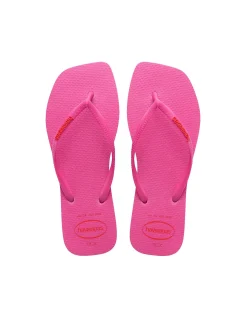 WOMEN'S Slim Square Logo Pop Up Pink Flux THONG