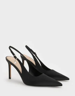 Women's Slingback Satin Pump