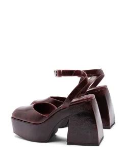 WOMEN'S THE TWIGGY BROWN PLATFORM SANDAL
