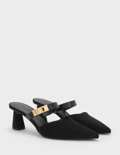 Women's Velvet Mule Shoes