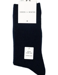 WOOL PLAIN CREW SOCK