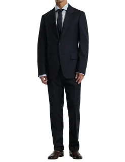 WOOL TWILL SUIT PANTS