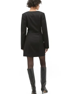 WOOL BLEND MINI DRESS