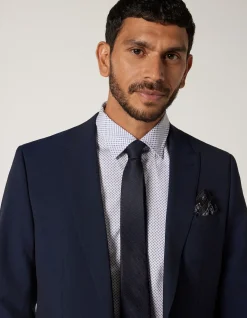Wool Blend Regular Stretch Tailored Jacket