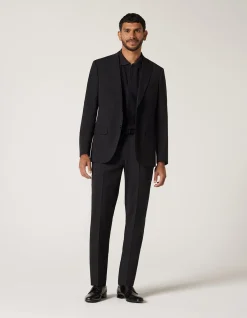 Wool Blend Regular Stretch Tailored Jacket