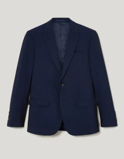 Wool Blend Regular Stretch Tailored Jacket