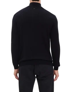 WOOL & CASHMERE 1/4 ZIP JUMPER