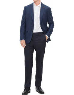 100% WOOL CHECK, 2 BUTTON VICENZA SINGLE BREASTED FULL CANVAS NOTCH LAPEL JACKET