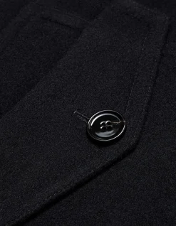 WOOLLEN FUNNEL NECK COAT