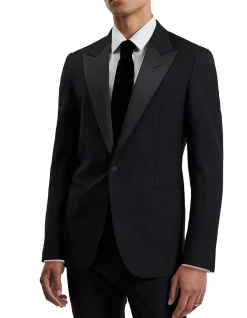 WOOL TUXEDO JACKET