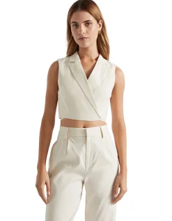 WRAP TIE WAIST VEST