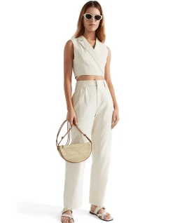 WRAP TIE WAIST VEST