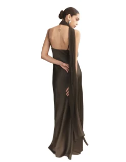 Xenia Silk Scarf Gown
