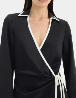 Yasmine Wrap Shirt Dress