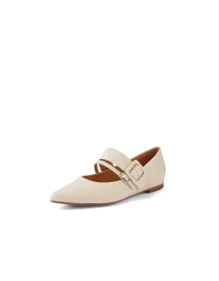 YASMINE Double Strap Pointed Flats