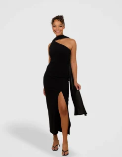 YUKIO ONE SHOULDER MAXI DRESS