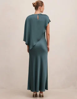 ZINNIA CAPE MAXI DRESS