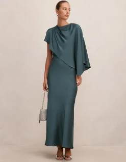 ZINNIA CAPE MAXI DRESS