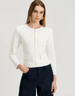 ZIP FRONT MILANO JACKET