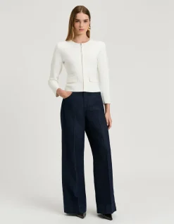 ZIP FRONT MILANO JACKET