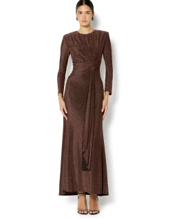 ZOE METALLIC KNIT DRESS